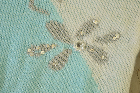1980's Blue Sweater - M/L